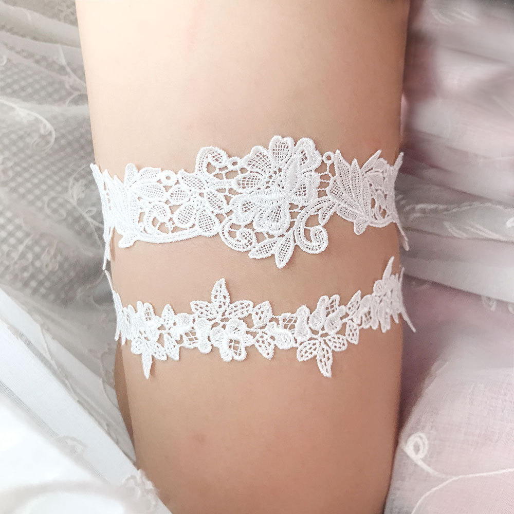 Garter Belt Set - เข็มขัดถุงเท้าปักเซ็กซี่สำหรับผู้หญิงนิ่มแฟชั่น K02ชุดสายรัดขาสำหรับเจ้าสาวสายรัดถุงเท้าเจ้าสาวอุปกรณ์สำหรับงานแต่งงานเจ้าสาว