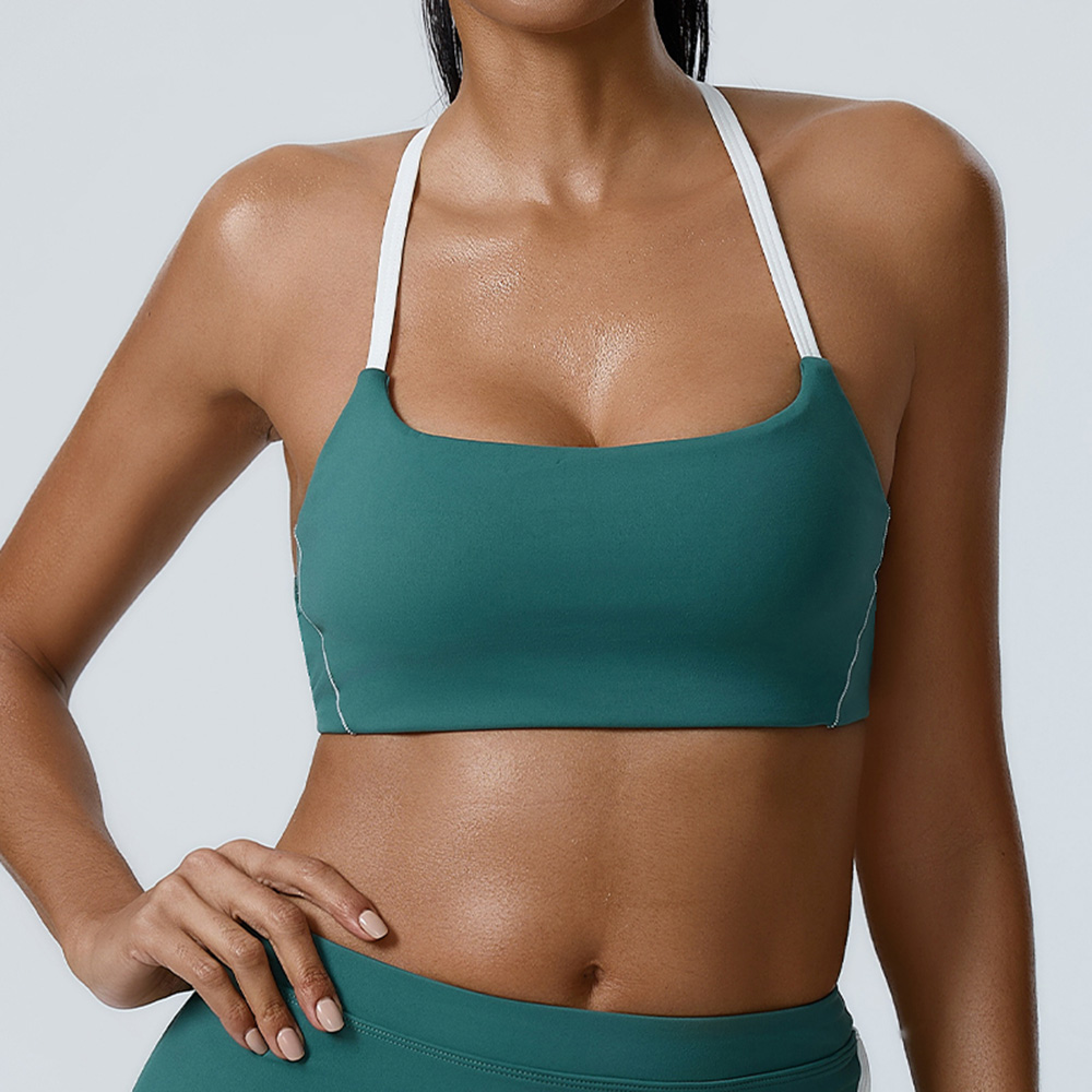 Push Up Bra Padded - เสื้อชั้นในโยคะแบบเซ็กซี่สำหรับผู้หญิง ป้องกันการกระแทก สำหรับออกกำลังกาย วิ่ง เล่นกีฬา ระบายอากาศได้ดี