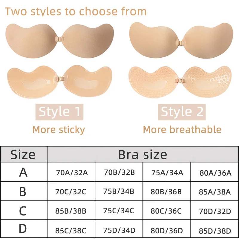 บราผู้หญิงเซ็กซี่ บราดันทรงแบบ - Strapless Bra Backless บทวิจารณ์และราคา
