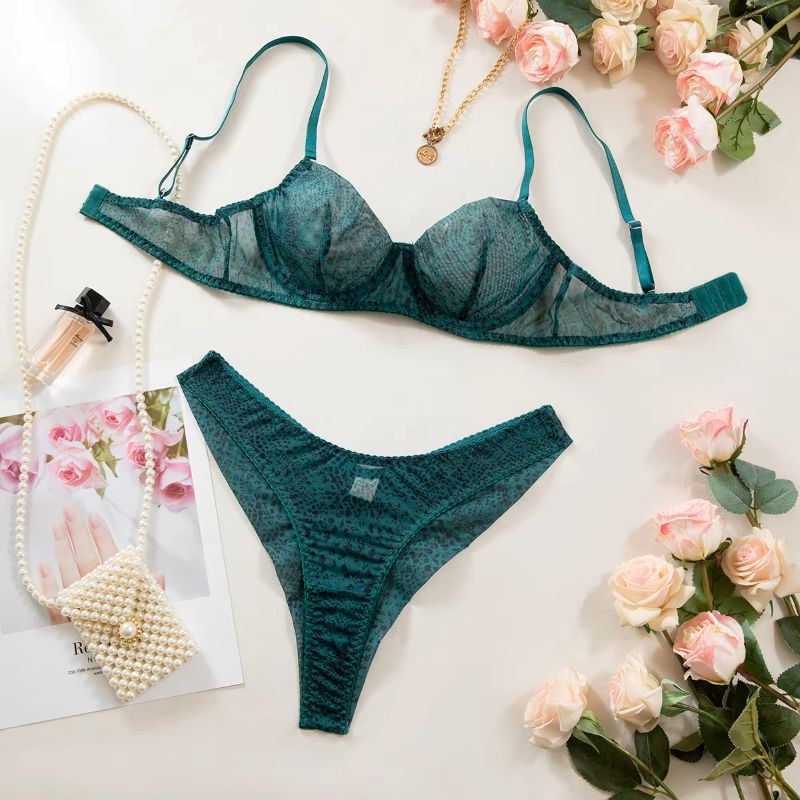ชุดชั้นในผู้หญิงแบบ 2 ชิ้น/ชุด - Push Up Bra Padded บทวิจารณ์และราคา