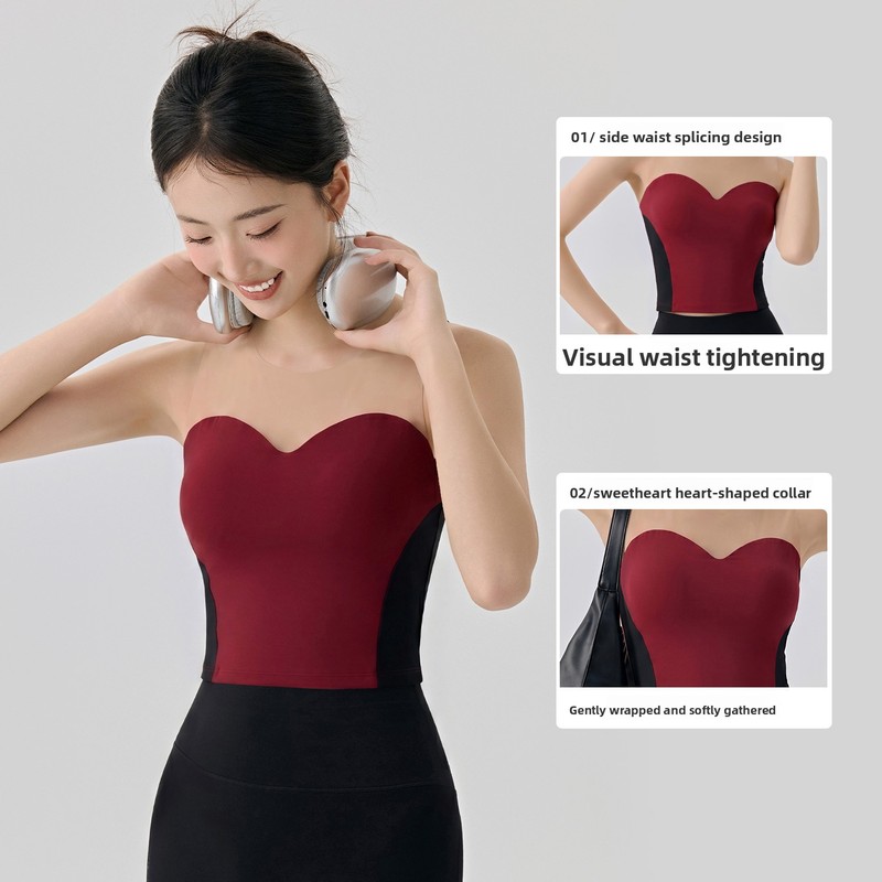 เสื้อโยคะแบบไม่มีสายสำหรับผู้ห - Strapless Bra Backless บทวิจารณ์และราคา